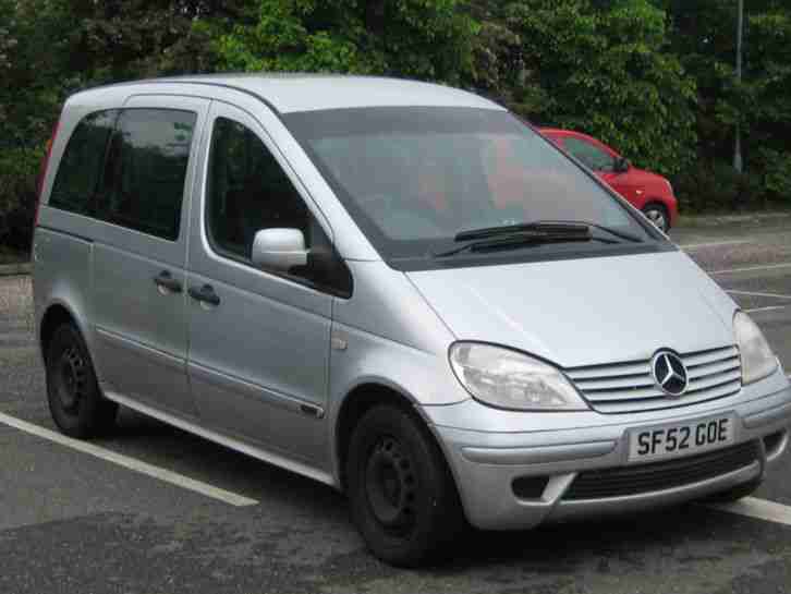 2002 MERCEDES VANEO TREND SILVER RUNS AND