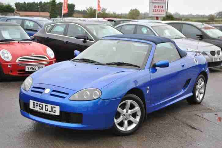 2002 MG TF 1.8 2 Door Convertible 120 STEPSPEED Blue Petrol Manual Cabriolet