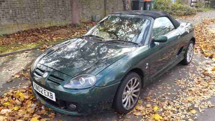 2002 MG TF 1.8 GREEN, STARTS AND DRIVES GREAT ONLY 50,000 MILES.