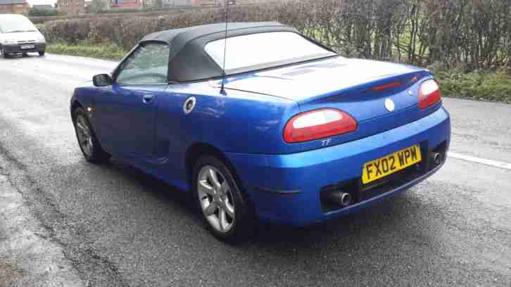 2002 MG TF 1.8 SPORTS CONVERTIBLE,MOT JULY 2017,VERY GOOD COND,WELL MAINTAINED