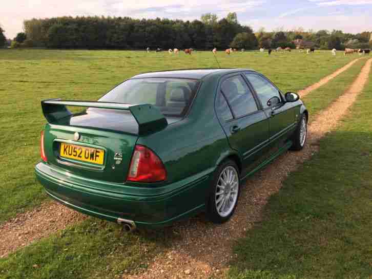 2002 MG ZS GREEN 2.5 v6 SPECIAL EDITION - JUST 50k MILES - VERY RARE MODEL