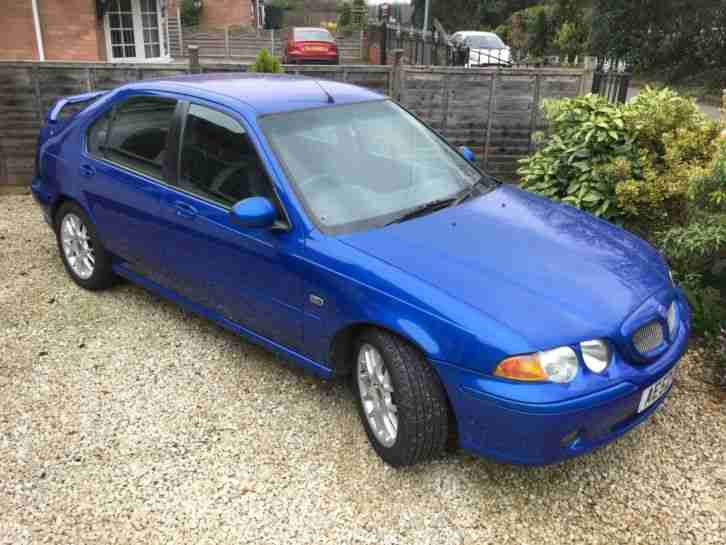 2002 MG ZS+ TROPHY BLUE 1.8 120 FULL MOT 5 DR HATCHBACK Excl cond
