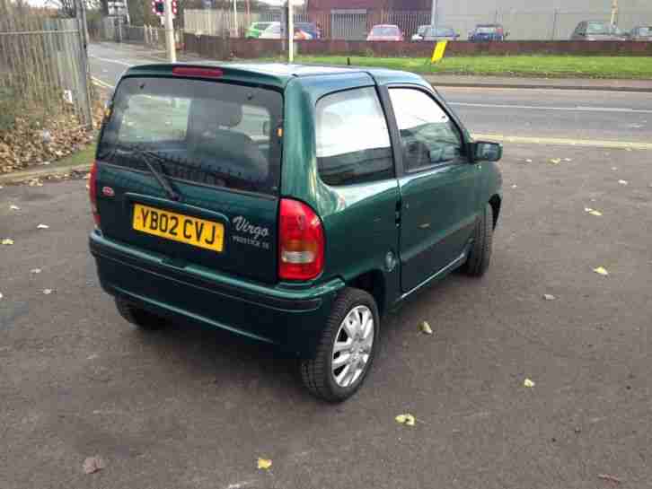 2002 MICROCAR VIRGO PRESTIGE SE GREEN ONLY 11000 MILES