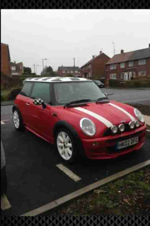 2002 COOPER, 1.6, AUTO RED CHIILLI PACK,