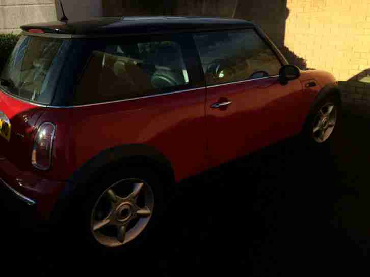 2002 MINI COOPER RED MOT TILL MAY BLUETOOTH SUNROOF HALF LEATHER GREAT RUNNER