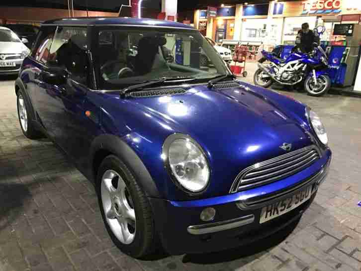 2002 MINI MINI COOPER BLUE