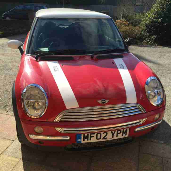 Mini 2002 COOPER ONE RED Car For Sale