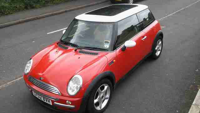 2002 MINI MINI COOPER RED