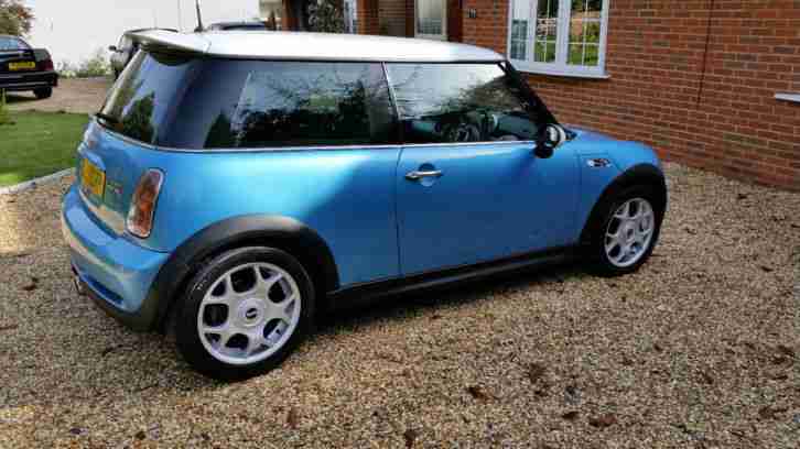 Mini 2002 Cooper S Blue Car For Sale