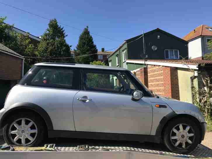 2002 MINI MINI ONE SILVER SPARES REPAIR CLUTCH GONE RE LIST DUE TO slibon_0