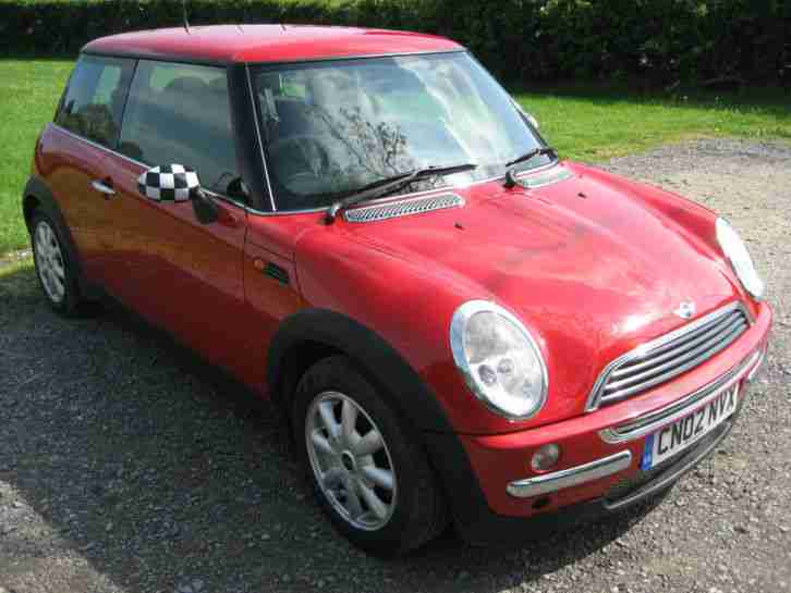 2002 MINI ONE HATCHBACK RED NEW MOT...