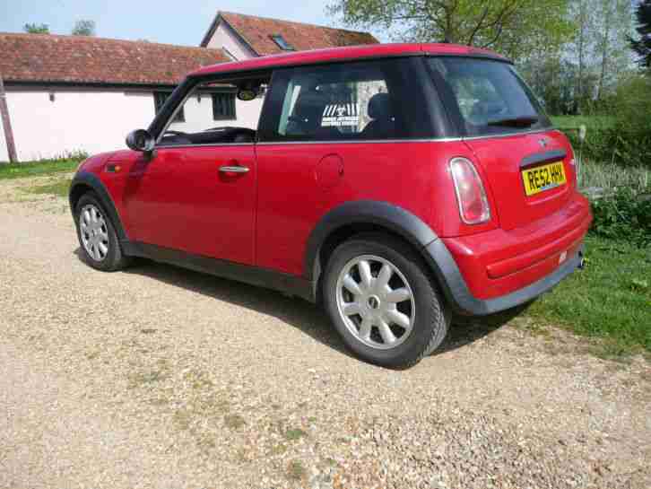 2002 MINI ONE RED - "GEORGE" IS FOR SALE !! FULL MOT - P/EX BARGAIN ONLY 90K