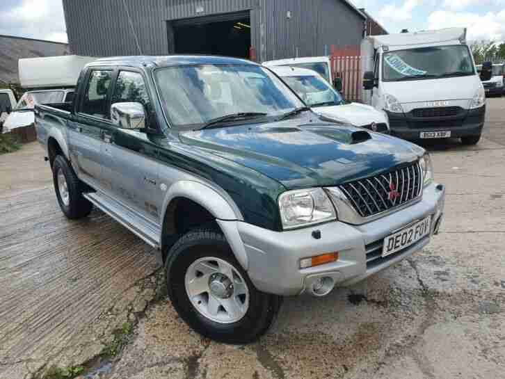 2002 MITSUBISHI L200 2.5 TD ANIMAL LIKE WARRIOR BUT RARER DOUBLE CAB 4X4 PICKUP