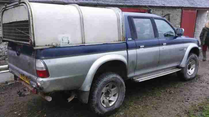 2002 MITSUBISHI L200 2.5TD 4LIFE 4WD BLUE/SILVER