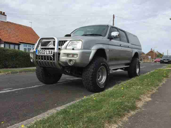 2002 MITSUBISHI L200 WARRIOR MONSTER TRUCK 2.5TD 4x4, OFF ROAD, ENGINE REBUILT!