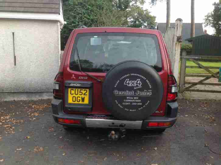 2002 MITSUBISHI SHOGUN DI-D CLASSIC LWB RED