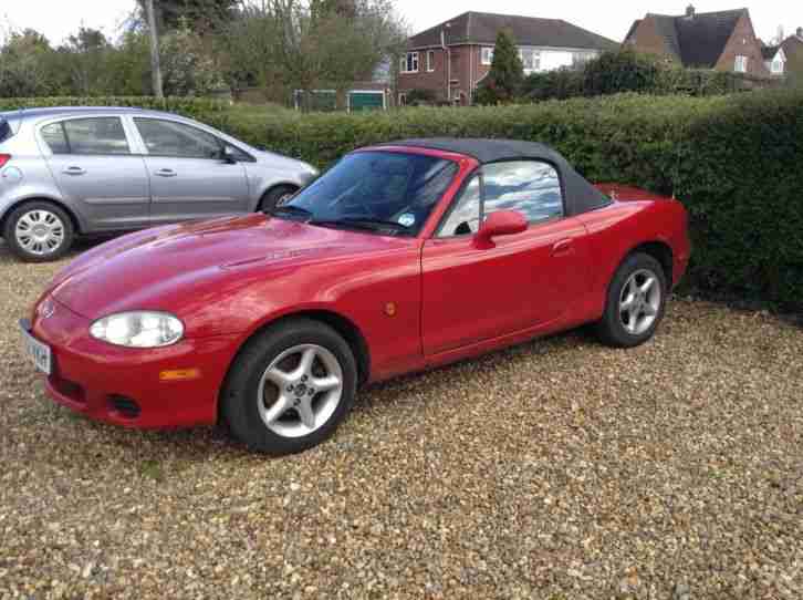 2002 Mazda MX5 Classic Red full service history