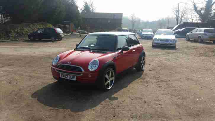 2002 Mini Cooper Red