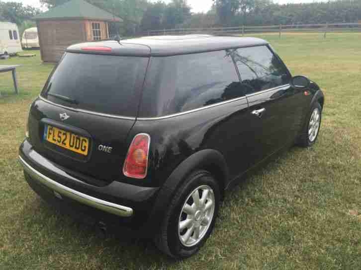 2002 Mini One 1.6 Petrol Manual Black Full Service History 52 PLATE