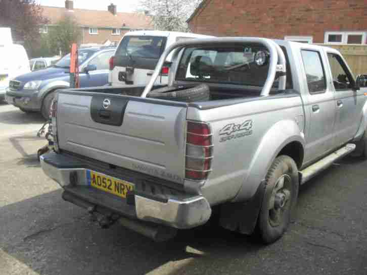 2002 NISSA NAVARA (D22) SILVER SPARES OR REPAIR