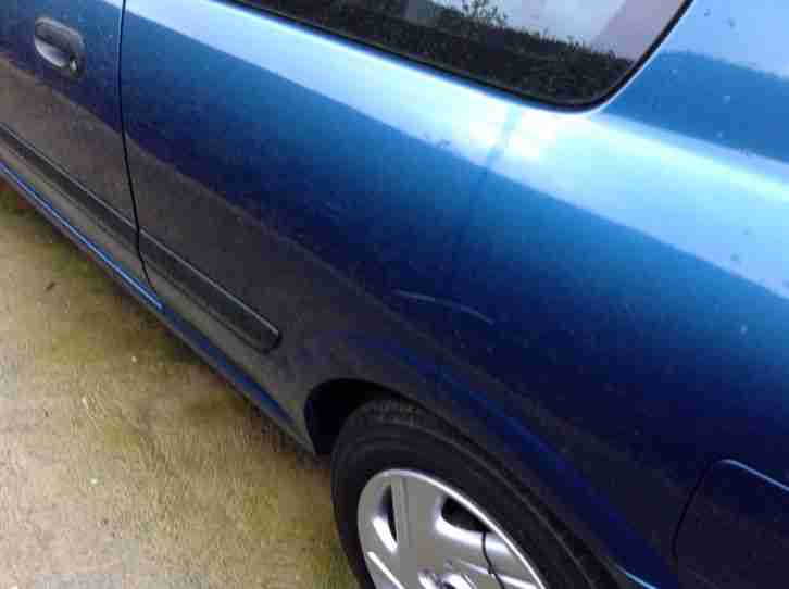 2002 NISSAN ALMERA E BLUE