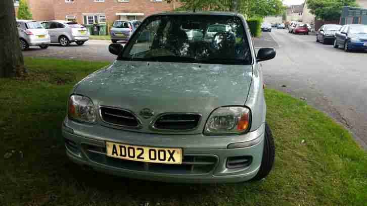 2002 NISSAN MICRA VIBE GREEN (WORKING DRIVABLE BUT SOLD AS SPAIRS AND REPAIRS! )