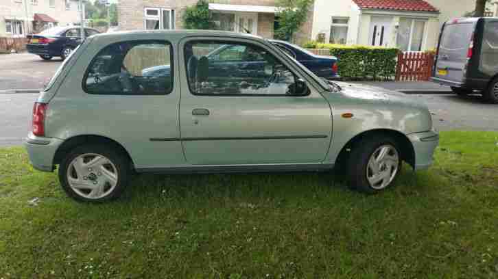 2002 NISSAN MICRA VIBE GREEN (WORKING/DRIVABLE BUT SOLD AS SPAIRS AND REPAIRS!?)