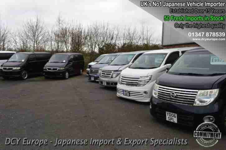 2002 Elgrand MANY 8 SEATER MPVs IN