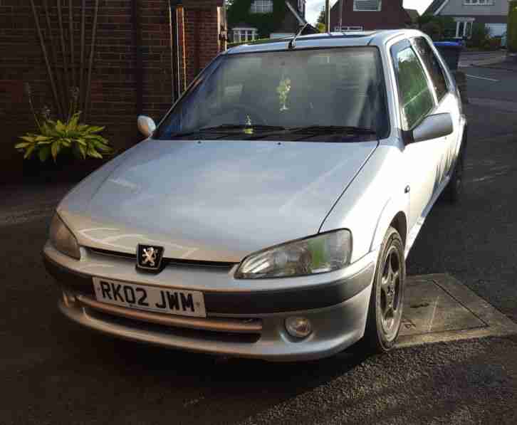 2002 PEUGEOT 106XR QUIKSILVER 1.4 Spares or Repairs