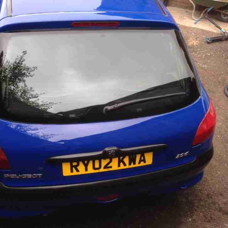 2002 PEUGEOT 206 LX BLUE