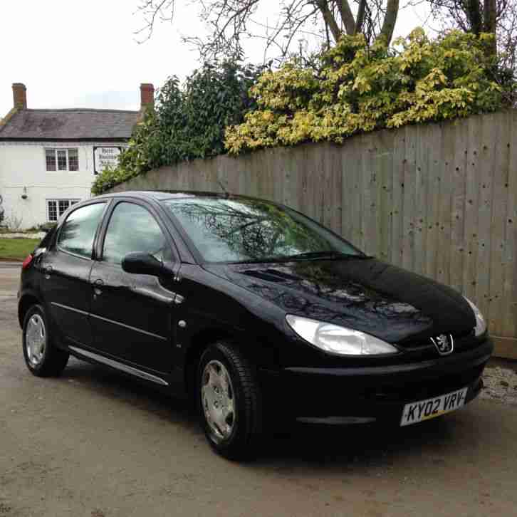 2002 PEUGEOT 206 LX HDI BLACK