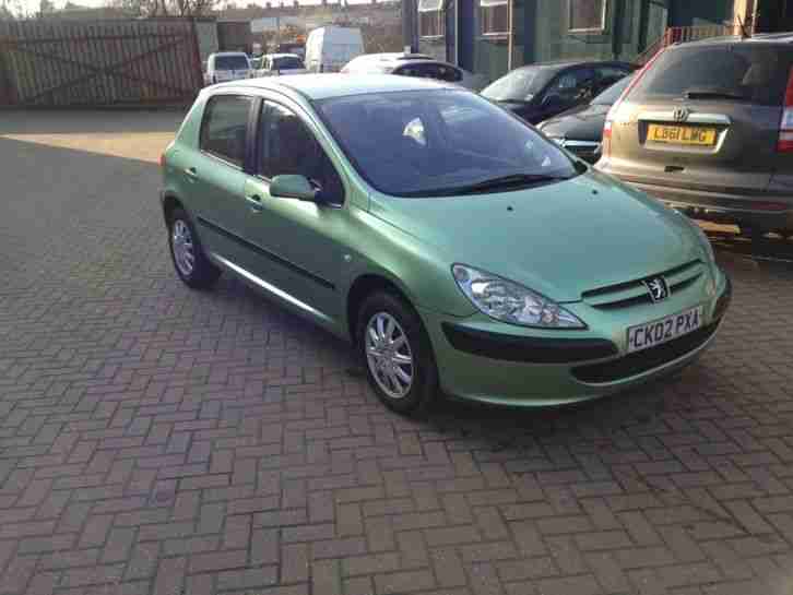 2002 PEUGEOT 307 GLX 16V GREEN LONG MOT P X