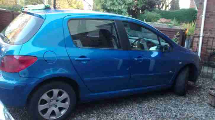 2002 PEUGEOT 307 RAPIER 16V BLUE