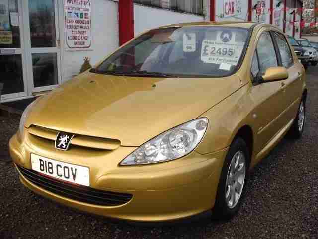 2002 PEUGEOT 307 RAPIER HATCHBACK PETROL