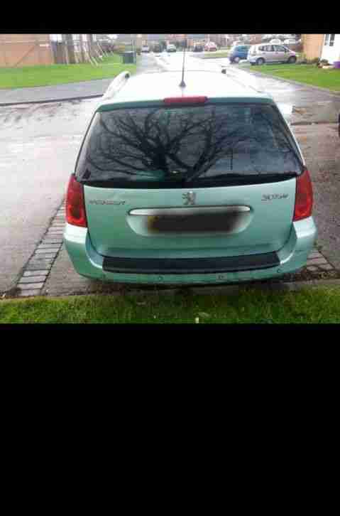 2002 PEUGEOT 307 SW SE GREEN