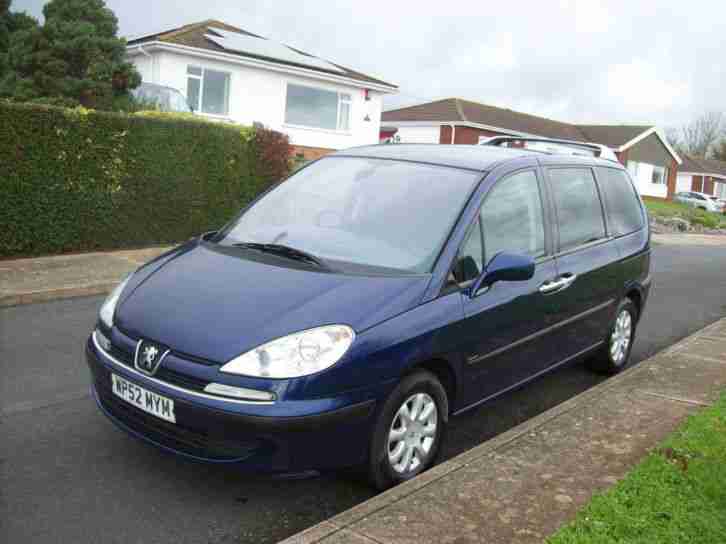 2002 PEUGEOT 807 EXECUTIVE HDI DIESEL....TOP OF THE RANGE...7 SEATER!!!!!!!!!!!!