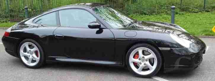 2002 PORSCHE 911 996 CARRERA C4S BLACK MANUAL