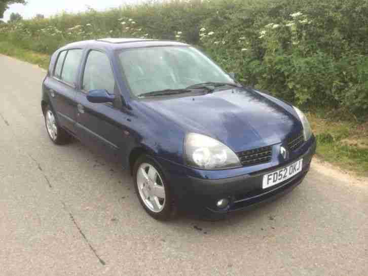2002 RENAULT CLIO 1.6 16V Privilege 5dr