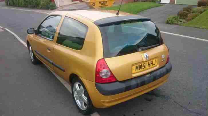 2002 RENAULT CLIO DYNAMIQUE £30 TAX