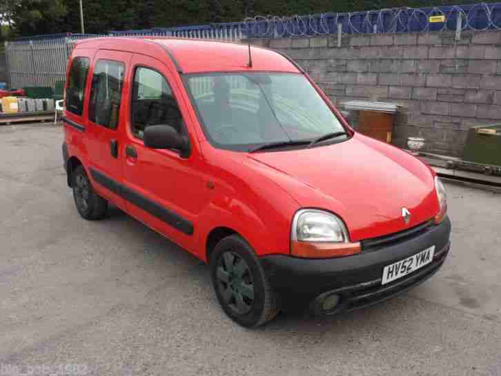 2002 KANGOO AUTHENTIQUE DCI RED NEW