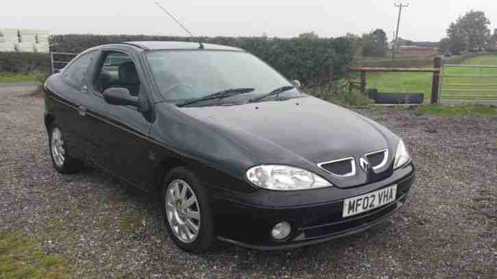 2002 RENAULT MEGANE COUPE FIDJI 16V BLACK