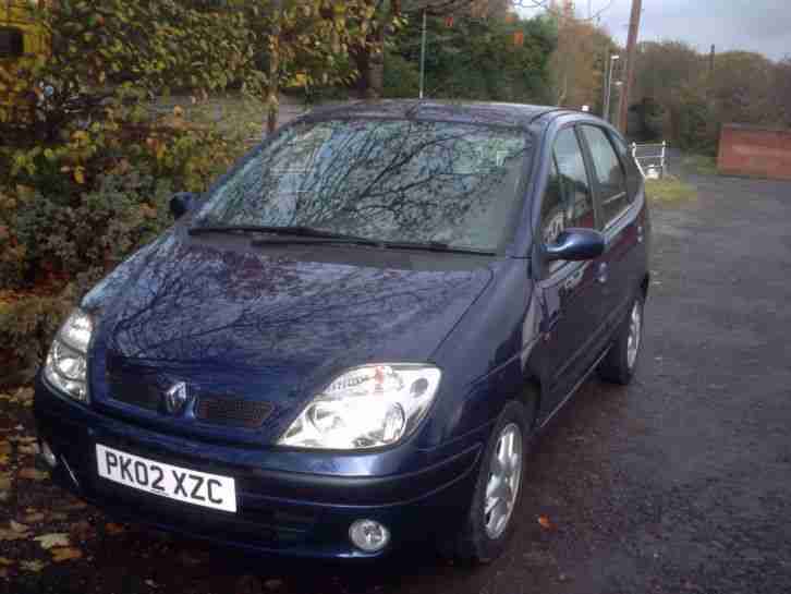 2002 RENAULT MEGANE SCENIC FIDJI 16V BLUE