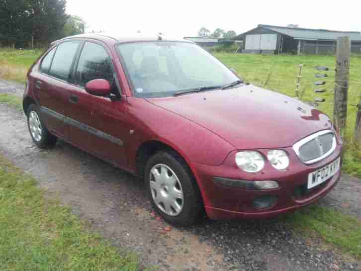 2002 ROVER 25 IL 16V 1.4 CHEAP CAR SPARES OR REPAIR RED