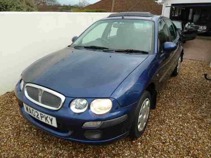 2002 ROVER 25 IL 16V BLUE