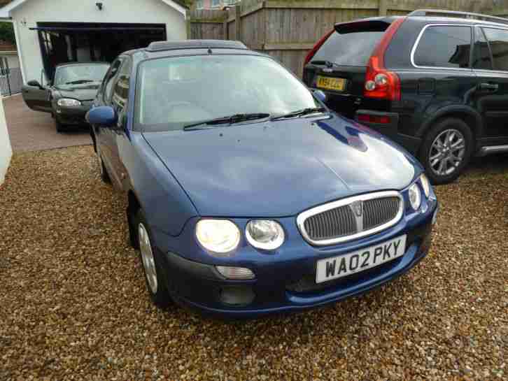 2002 ROVER 25 IL 16V BLUE