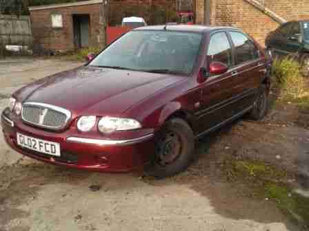 2002 ROVER 45 IMPRESSION 2 RED