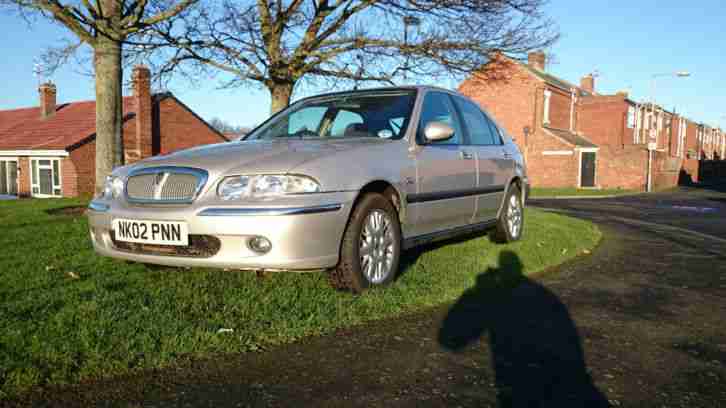 2002 ROVER 45 IMPRESSION S2 SILVER very low milage p/x or swap ;-)