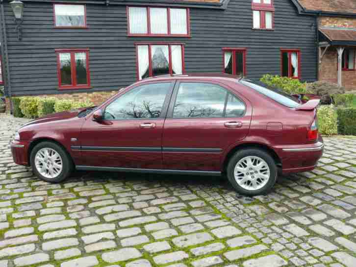 2002 ROVER 45 SPIRIT S VERY LOW MILAGE AT 46,964 WITH SERVICE HISTORY AND M.O.T
