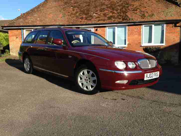 2002 ROVER 75 CLASSIC SE CDT TOURER RED *FULL HISTORY* *TOW BAR*