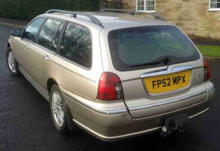 2002 ROVER 75 CLUB SE CDT TOURER GOLD